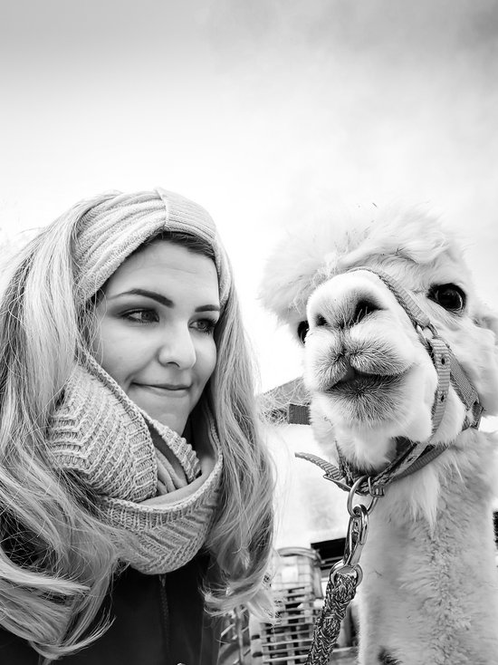 Miriam Kuschel Fotografin Selfie mit Kamel 